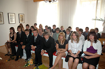 Slavnostní rozloučení a předání vysvědčení 2008