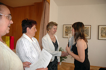 Slavnostní rozloučení a předání vysvědčení 2008