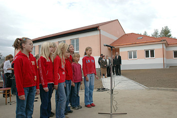 Slavnostní otevření zrekonstruované tělocvičny 2006