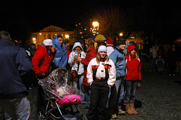 Novoroční ohňostroj v Kasejovicích 2007