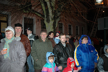 Novoroční ohňostroj v Kasejovicích 2007