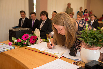 Slavnostní předání vysvědčení absolventům Základní školy Kasejovice 27.6.2014