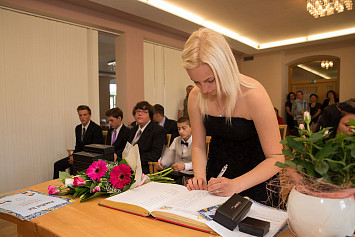 Slavnostní předání vysvědčení absolventům Základní školy Kasejovice 27.6.2014