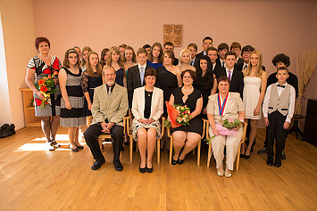 Slavnostní předání vysvědčení absolventům Základní školy Kasejovice 27.6.2014