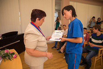 Ocenění fotbalistů oddílu žáků TJ Sokol Kasejovice 27.6.2014