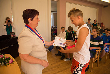 Ocenění fotbalistů oddílu žáků TJ Sokol Kasejovice 27.6.2014