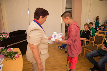 Ocenění fotbalistů oddílu žáků TJ Sokol Kasejovice 27.6.2014