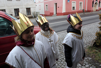 Tříkrálová sbírka v Kasejovicích 2015