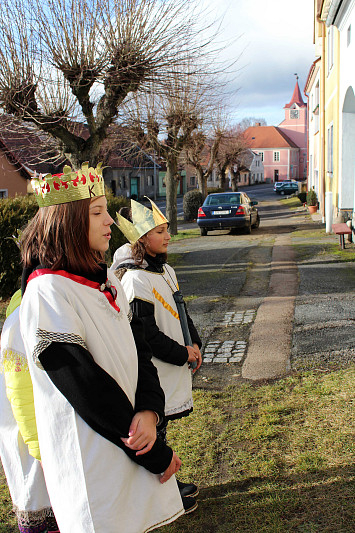 Tři králové opět po roce navštívili Kasejovice