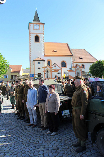 Kasejovice slavily konec 2. světové války