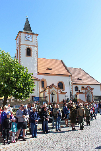 Kasejovice slavily konec 2. světové války