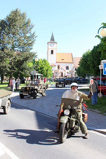 Kasejovice slavily konec 2. světové války