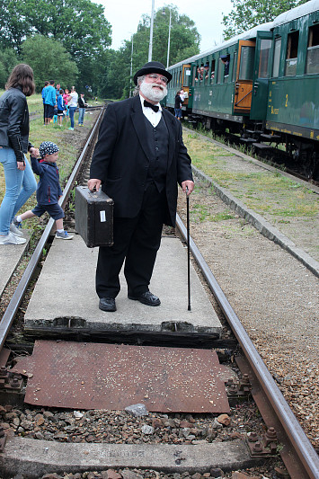 Parní vlak připomněl 120 let trvání místní lokálky