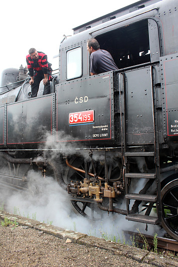 Parní vlak připomněl 120 let trvání místní lokálky