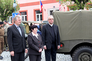 Oslavy konce druhé světové války se v Kasejovicích konaly s Miroslavem Kalouskem